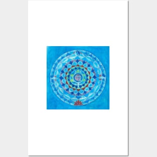Jungfrau Horoskop Mandala Produkte Posters and Art